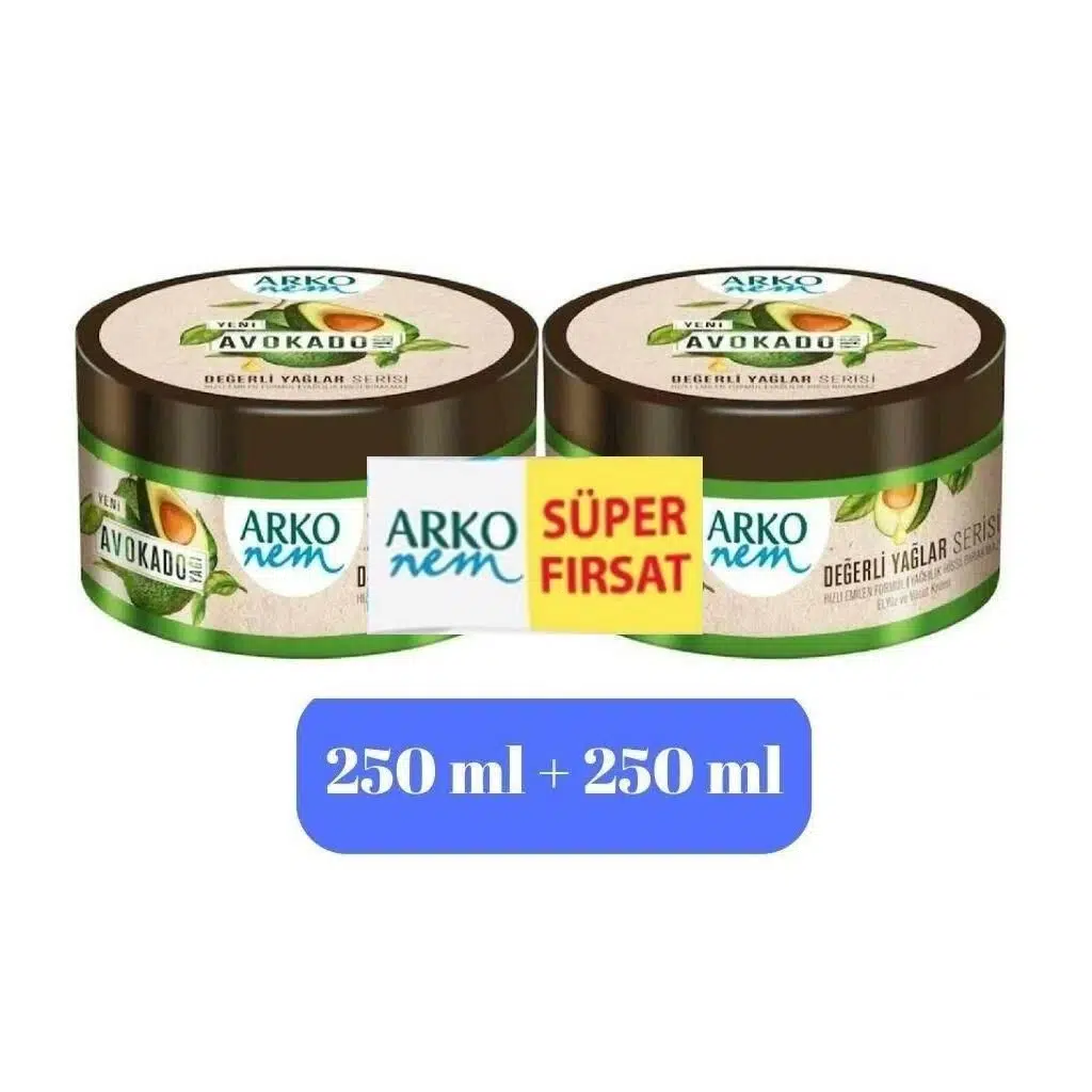 Arko Nem Avokado Yağı 250 Ml + 250 Ml