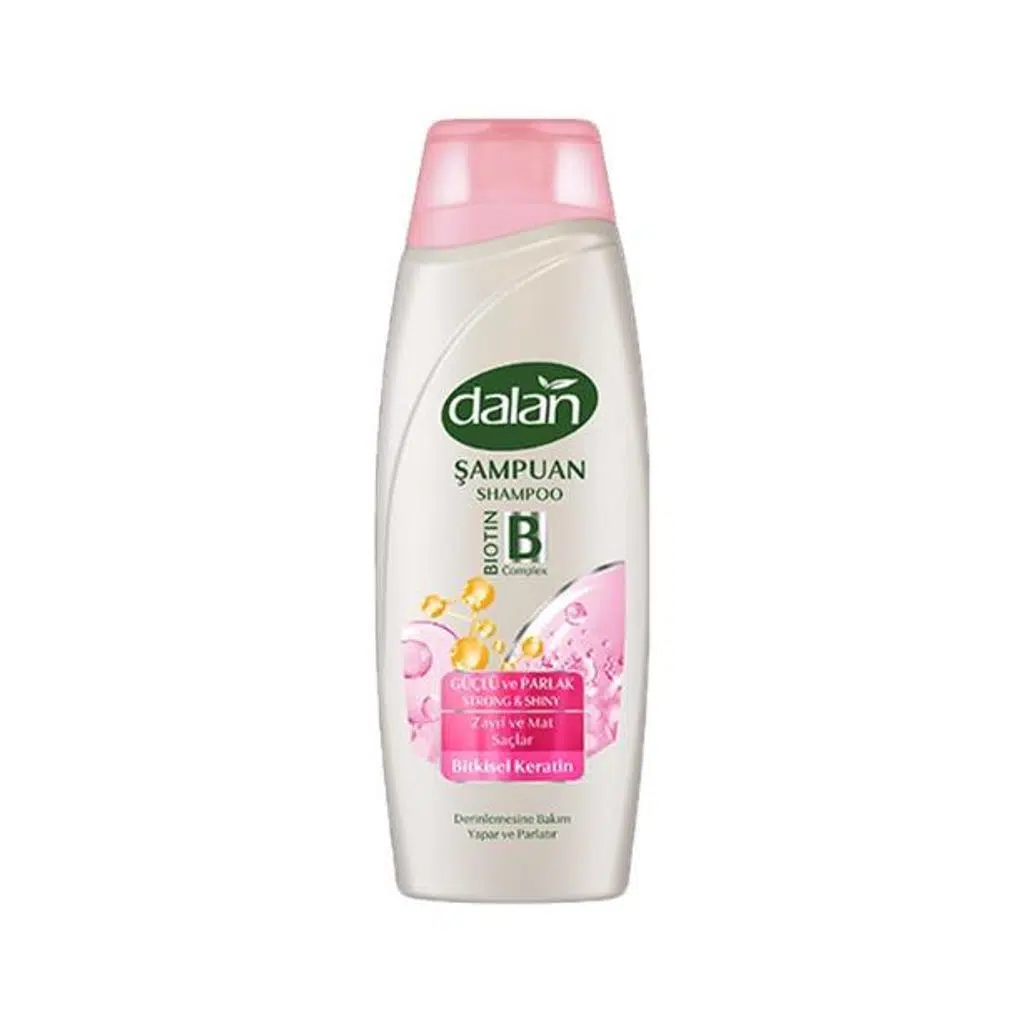 Dalan Güçlü ve Parlak Zayıf ve Mat Saçlar İçin Bitkisel Keratin Şampuan 450 ml