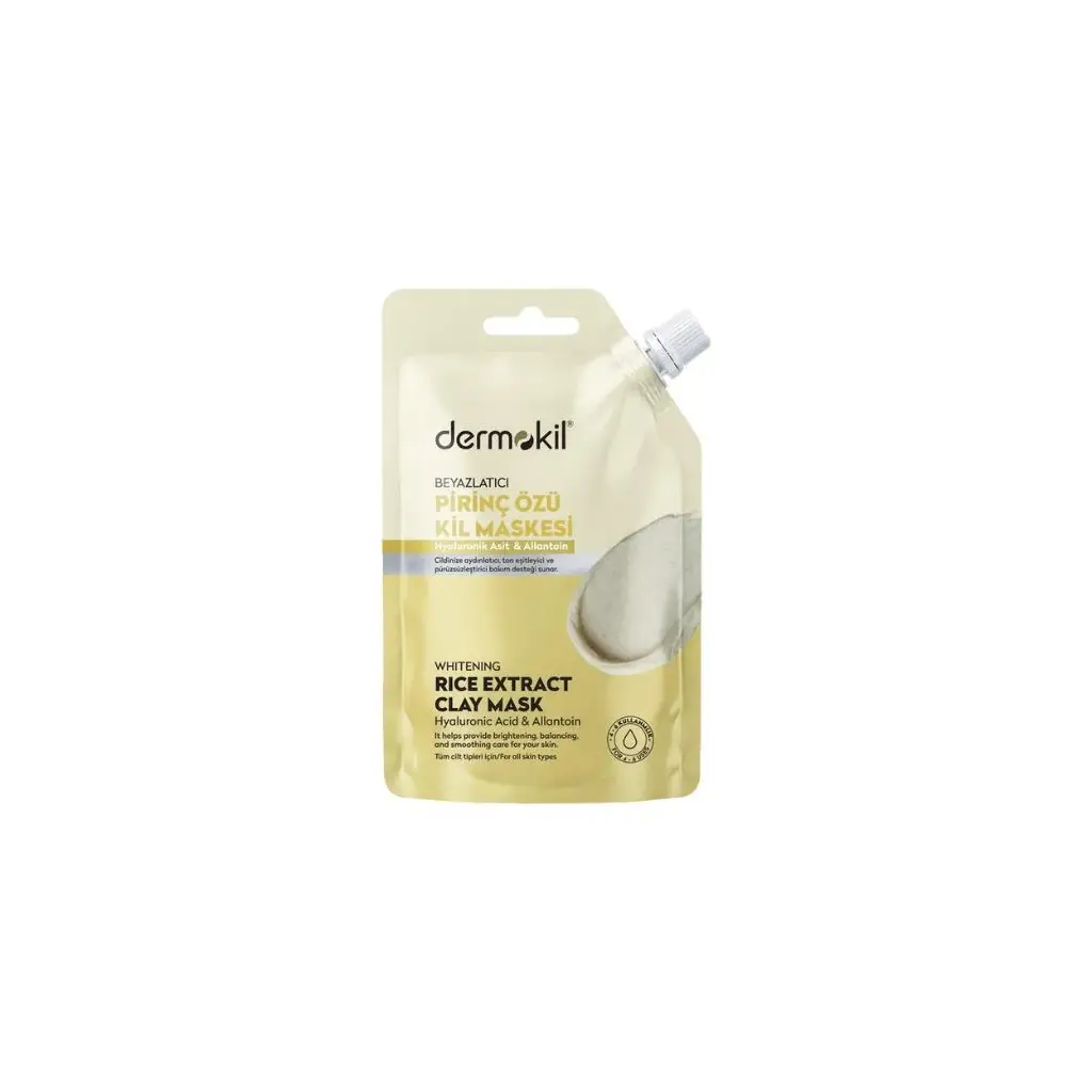 Dermokil Beyazlatıcı Etkili Pirinç Özü Kil Maske 30 ml