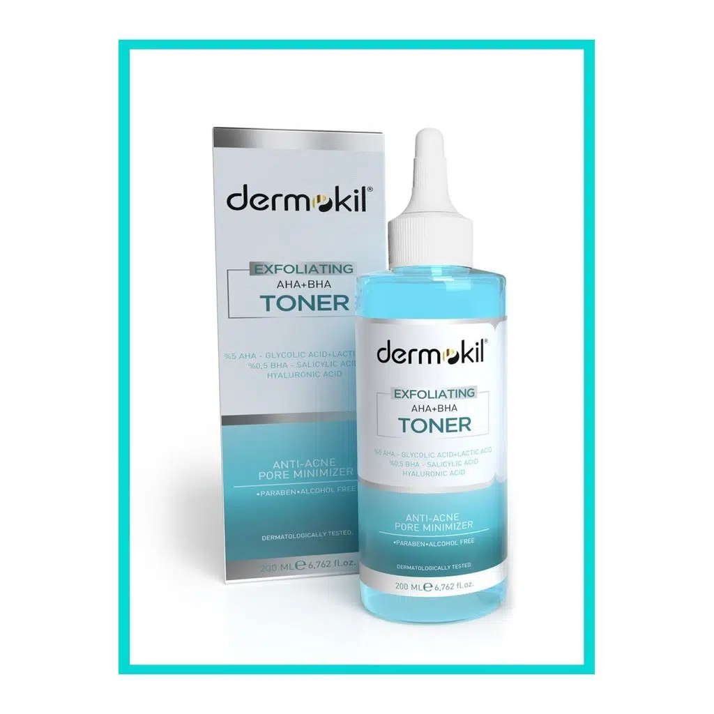 Dermokil Exfoliating AHA+BHA Niacinamide Tonik 200 ml