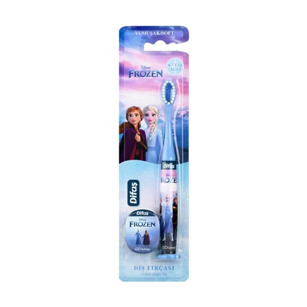 Difaş Frozen Yumuşak Diş Fırçası 4-7 Yaş Karma Renk