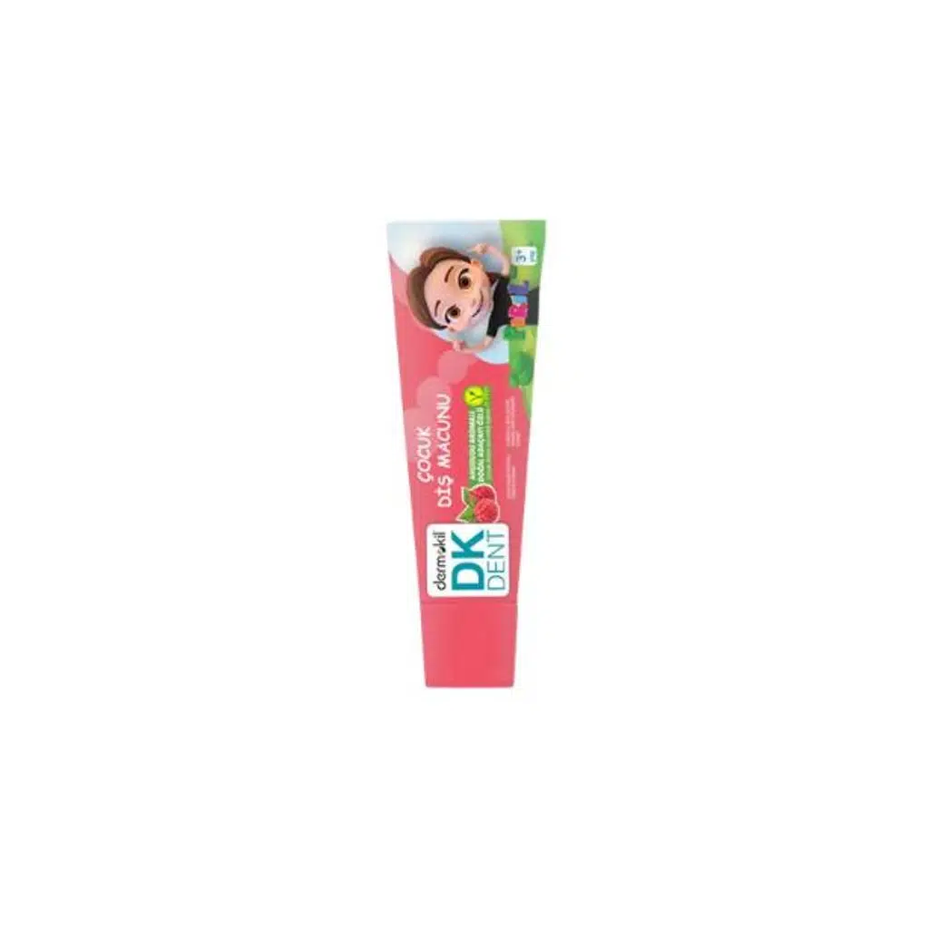Dkdent Pırıl Ahududu Aromalı Doğal Adaçayı Özlü Çocuk Diş Macunu +3 Yaş 50 ml
