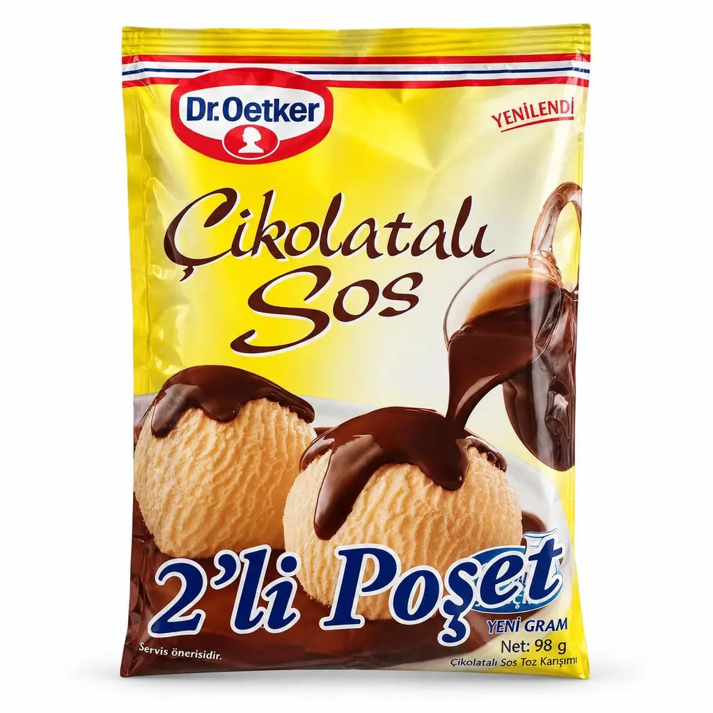 Dr.Oetker - Çikolatalı Sos 2 x 98 Gr.