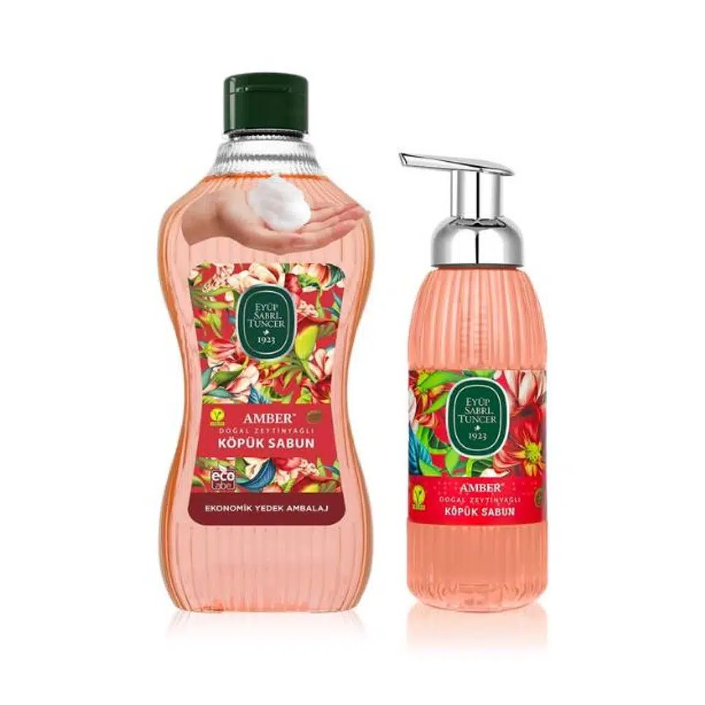 Eyüp Sabri Tuncer Amber Doğal Zeytinyağlı Köpük Sabun 1.5 lt + 500 ml