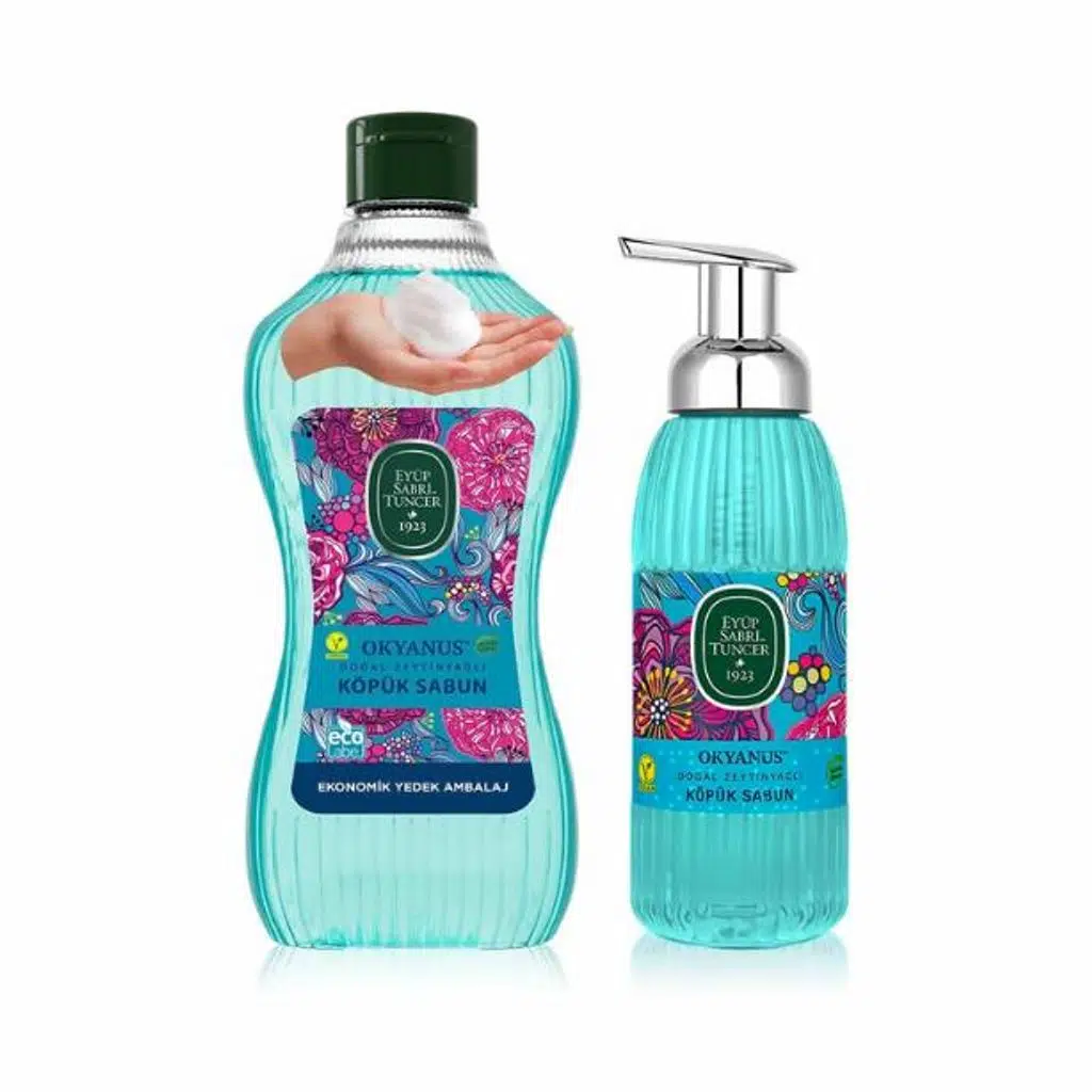 Eyüp Sabri Tuncer Okyanus Doğal Zeytinyağlı Köpük Sabun 1.5 lt + 500 ml