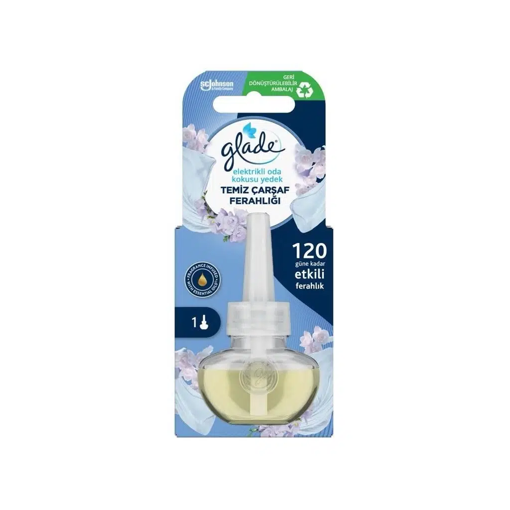 Glade Elektirikli Oda Kokusu Yedek 20 ml Temiz Çarşar Ferahlığı