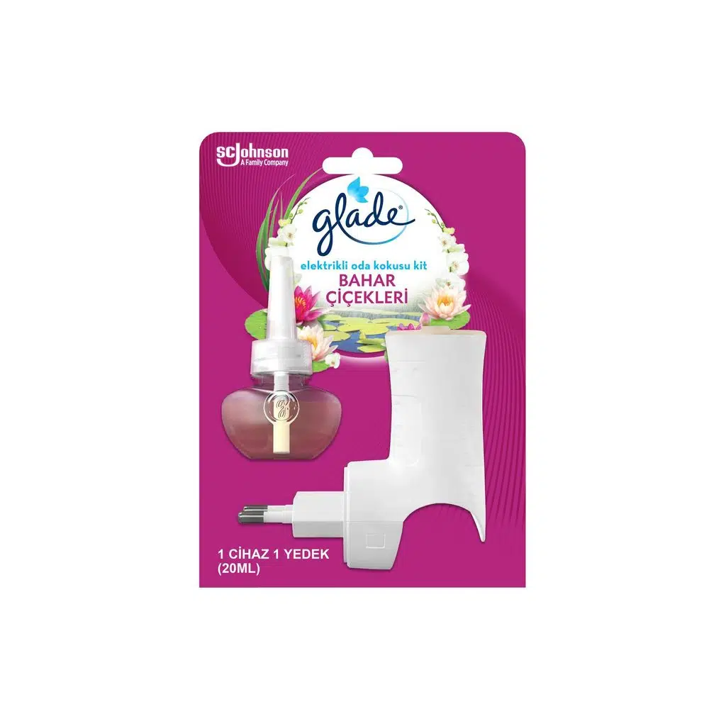 Glade Elektirikli Oda Kokusu Makine + Yedek 20 ml Bahar Çiçekleri