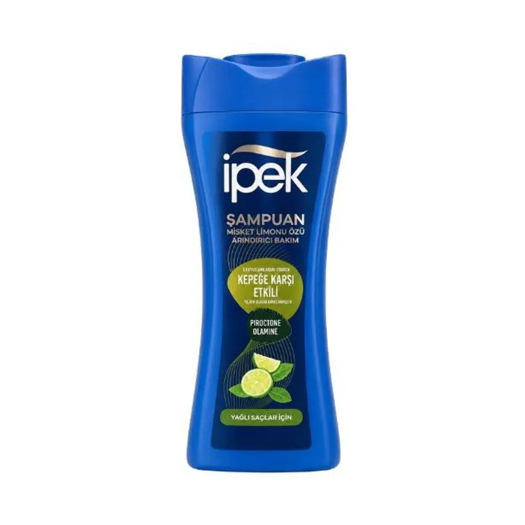 İpek Şampuan Yağlı Saçlar İçin Kepeğe Karşı Etkili 480 ml - Misket Limonu