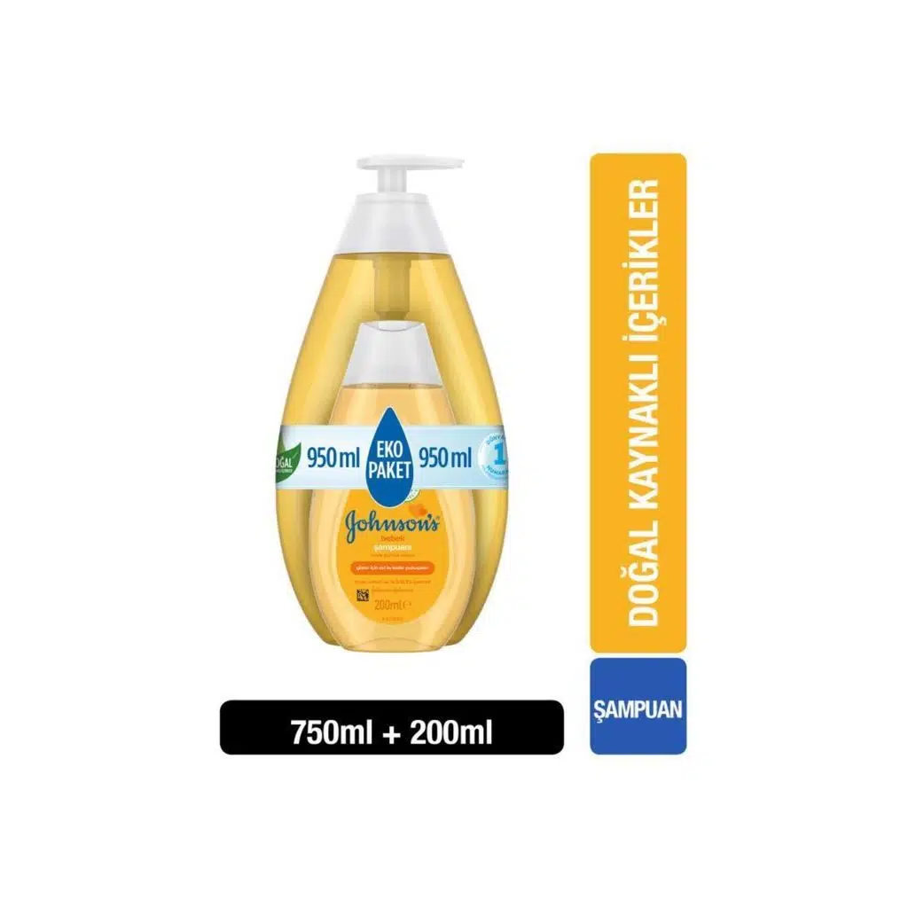 Johnsons Baby Şampuan 750 ml + 200 ml