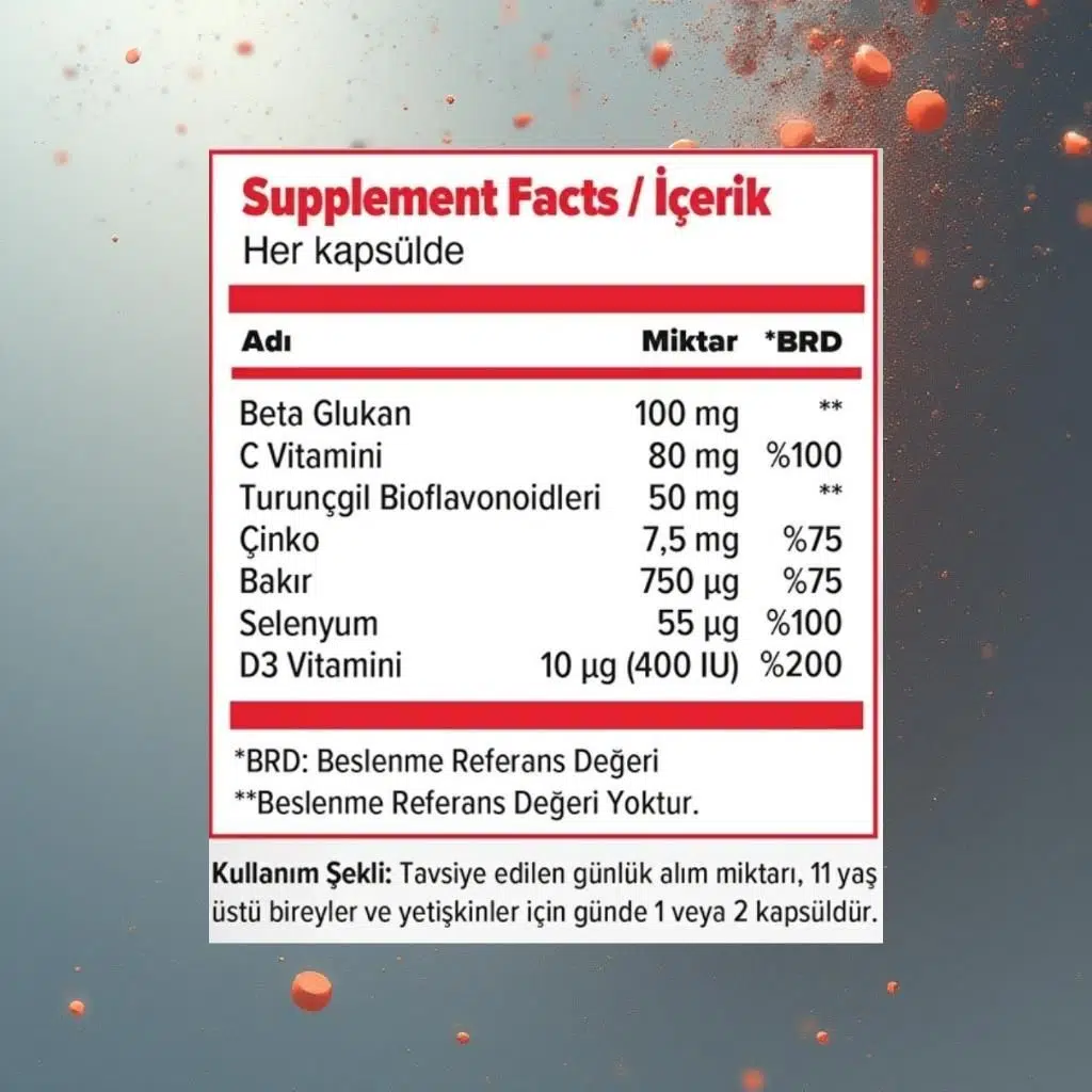 Orzax İmunol Complex Avantajlı Paket 30+15 Kapsül Orzax İmunol Complex Avantajlı Paket 30+15 Kapsül