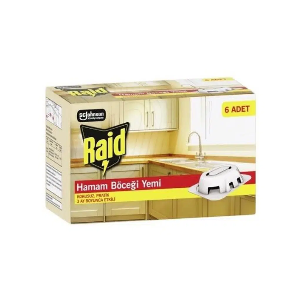 Raid Hamam Böceği Yemi 6’lı