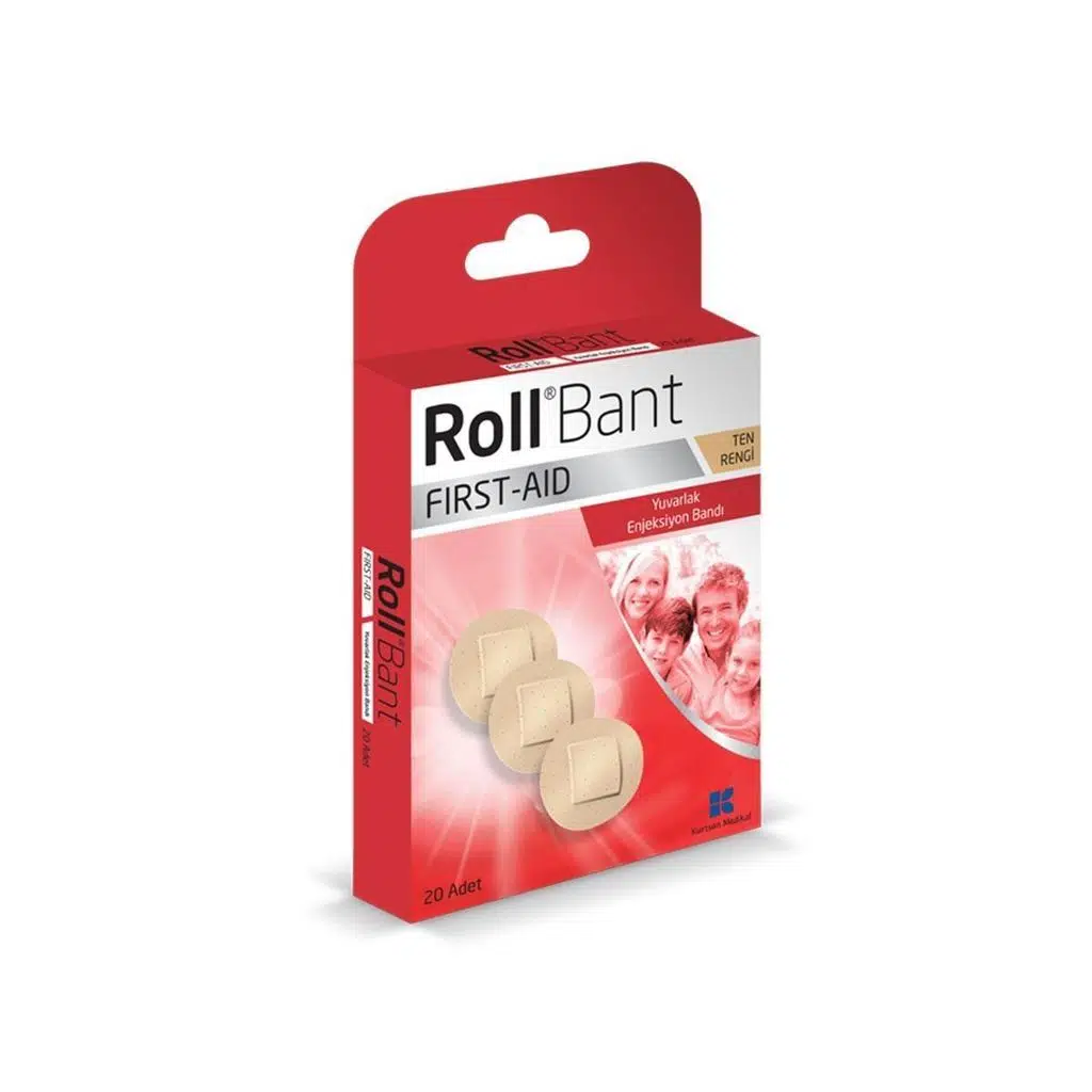 Roll Bant Fırst Aıd Bant 20' Li ( Yuvarlak Enjeksiyon Bandı )